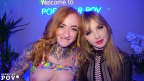 bbc anal destruction for two anal sluts - ass to mouth, ass to pussy, rough anal, cum in eyes, rimming
