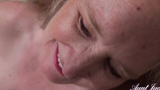 AuntJudys - Big Boobed 61yo Texas GILF Maggie give you a Hand Job (point of view)
