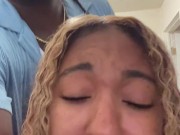 No Nut November but my coworker fuck me in pink over the sink bbc