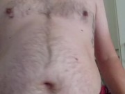 Chubby gainer belly play at 191lbs/87kg