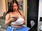 PT 1 - How tasty a double cumshot feels - Cheating housewife gets cum in her mouth - Savannah Watson