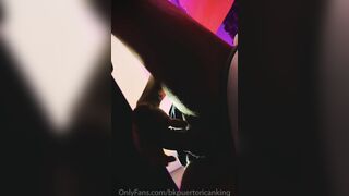 Dangled Latino Masturbating off under the desk at Work