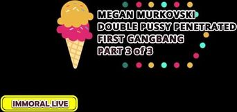 Curious Redhead Megan Murkovski's First Wild Experience in a Double Penetration Adventure!