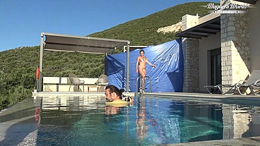 Behind The Scenes Of All Natural MILF Julia North Underwater Soft in the pool (1080)