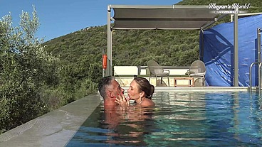 Behind The Scenes Of All Natural MILF Julia North Underwater Soft in the pool (1080)
