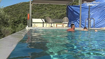 Behind The Scenes Of All Natural MILF Julia North Underwater Soft in the pool (1080)