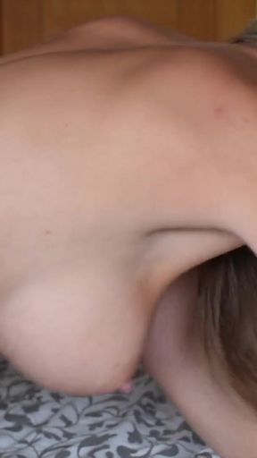 Jaw-dropping moment from &quot;Amateur wife using toy until she cums and then husband fucks her on a doggy style (picture in&quot;
