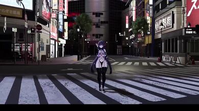Choked Elf VTuber Cosplay Hentai MMD Solo Female Big Tits Anime Cartoon Gushing