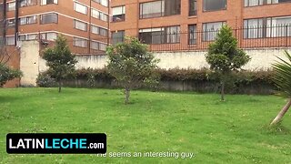 Latino amateur gagged and filled with uncut cock: pov spanish boy with braces experiences sloppy blowjob and handjob