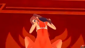 Big-Titted Anime Babe Takes Rough Ride to Mind-Blowing Climax