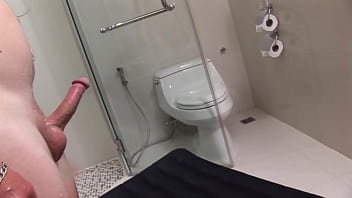 Asian Tranny Ping Gets Butt Plugged By Soapy Dick In Shower Scene