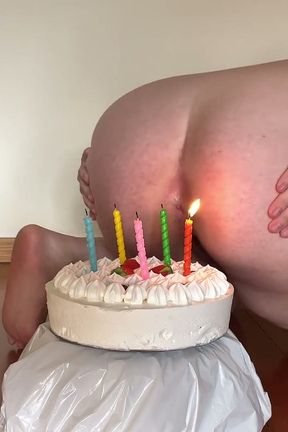 Farting and Sitting on My Birthday Cake