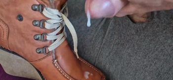 cumshot on my neighbor's heels