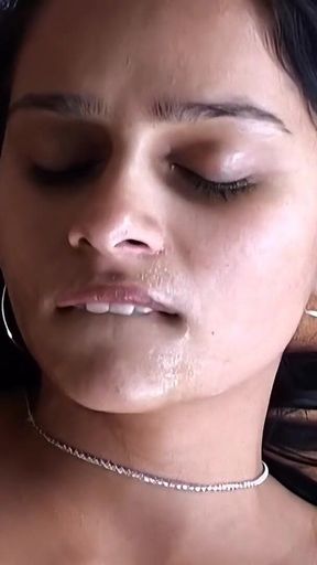 Horny Brunette Fingered Hard Till Facial Explosion