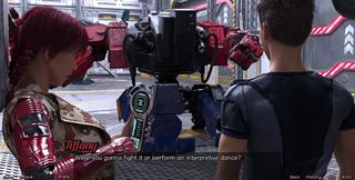 Stranded in Space - Flirting with a Half Robot Girl