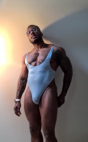 Just a Quick Pose in the Unitard It Feel Great