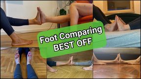 SEXY GIRLS COMPARISON OF FEET BEST OFF - MOV MOB discounted price