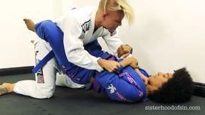 SOS0173 Wild Women Ava Simone vs Sativa Rivals at the dojo HD