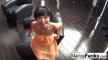 Hottie Marica Hase records herself masturbating