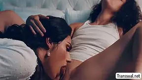 Victoria Let Tgirl Ariel Fucks Her Pussy