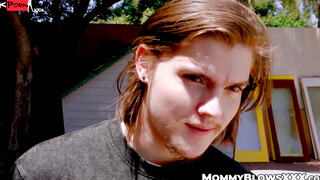 Bubble Butt Milf Swims Up To A Big Dick And Gets Her Boobs Covered In Jiz