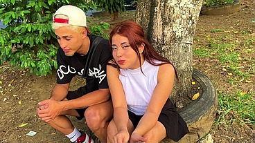 Fucked by a stranger after being offered money on the street - Semen in the mouth of MilanRodriguezx