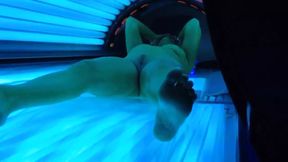 On the sunbed