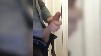 Amateur Twink Strokes His Big Hard Cock