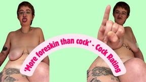 'More Foreskin than Cock' Nude SPH Cock Rating