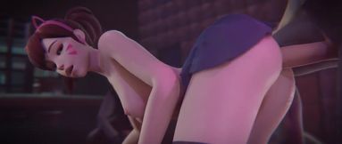 D.Va - Public Anal Debauchery in the Club