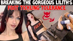 BREAKING THE GORGEOUS LILITH'S FOOT TICKLING TOLERANCE - FULL HD MP4
