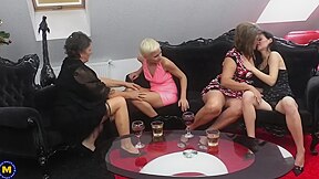 Five Horny Old Lesbians Make It Special For Christmas With Jody, Miranda And Marina T