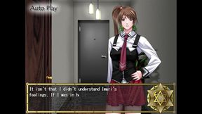 Busty Anime Beauty Seduces in Bible Black The Infection Visual Novel Game