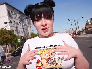 Dam little white shorty decent , and be going in public!