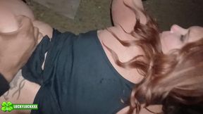 Lucky Gurl Sammies World - Hot Public Patio Sex in Las Vegas