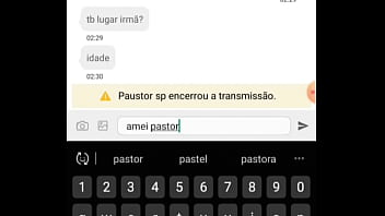 Pastor mostrando a pica no chat da uol