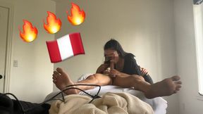 Deepthroat Orgasm&#x1F4A6; Rendezvous with Lusty Latina Lustboxer on Asian Cock&#x1F346; Intrusion