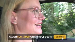 German Driving Naked Car