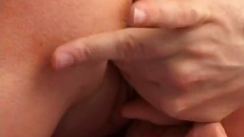 French mature woman, Christine is fucking her handsome customer, while no one else is not there