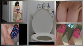 Kinky Toilet Princess Throws A Party In The Bathroom w So Many Delights