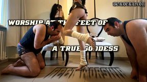 worship at the feet a true goddess