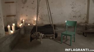 Vulgar sub gets butt finger fuck