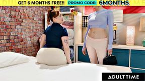 ADULT TIME - Trans Ariel Demure Is Caught Having SNEAKY SEX With MILF Siri Dahl By Emma Rose