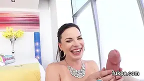 Tempting Pornstar Sucks Dick - Mike Adriano