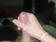 tried to save my cum for a week but I couldn't last two days!