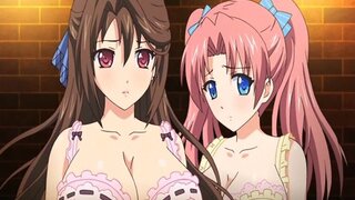 Busty hentai maid hot riding her master dick