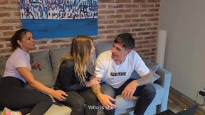 cuarteto con mi novio y su papa, la experiencia estuvo riquisima