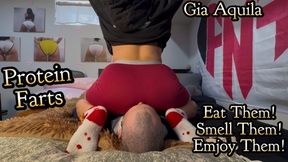 Giving Slave some Protein Farts! - Gia Aquila