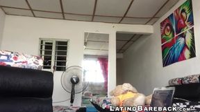 Young Latino with tats just loves to jerk off solo for us