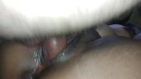 POV Ebony Big Ass Missionary Destroyed Gushing Orgasms Creampie Flood